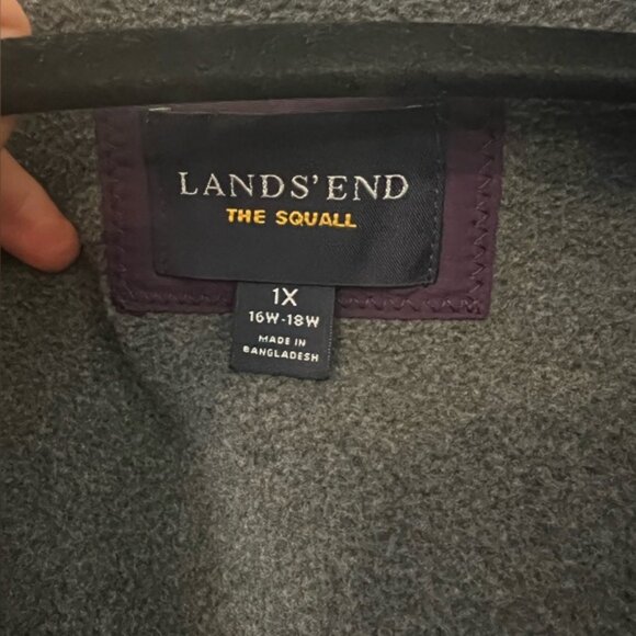 Lands' End Women's Squall Waterproof Insulated Winter Stadium Maxi Coatpurple XL - Picture 6 of 13